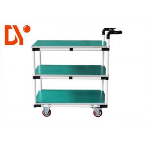 China Turn Over Colorful Pipe Metal Work Cart Anti Static With Steel Plate Extrusion supplier