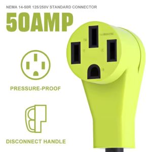 China NEMA L14-30P - 14-50R アダプターコード RV/EV用 高耐久 STW 10 AWG SJTW ワイヤー 米国電源ジェネレーター ハウス RV トレーラー キャンパー用 wholesale