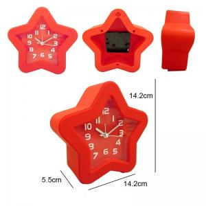 China star shape alarm clock table clock supplier