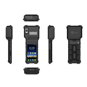 China BH501 el dispositivo móvil biométrico rugoso Android del PDA IP54 4G hace tabletas la impresora integrada on sale
