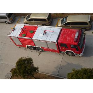 China Heavy Duty Dry Powder and Foam Fire Truck with Manual Fire Monitor on Roof supplier