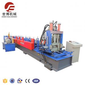 China Cold Steel Strip C Purlin Roll Forming Machine With Auto Control System supplier