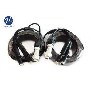 China Truck / Ambulance DVR CCTV Camera Extension Cable 7 Pin Trailer Plug Oil Resistant supplier