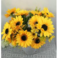 China Decorative Plastic Sunflower Artificial Decoration Sunflower on sale