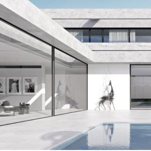 China カスタマイズ可能なアルミスライドドア スライド開口方法とカスタムニーズに合わせて1.2mm-2.2mmのフレーム厚さ wholesale