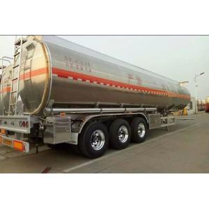 China Aluminum Alloy Hazardous Chemical Tank Semi Trailer 42 - 50 Cubic Lightweight supplier