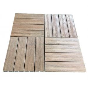 China 300x300 Size Outdoor DIY Square Decking Tile Co-Extrusion Technology for Garden Balcony supplier