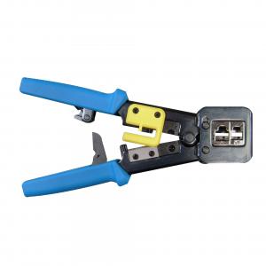 China Crimp Tool Network Cable Pliers , Rj45 Crimping Tools For Passthrough Connectors supplier