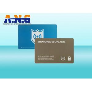 China Security RFID Wallet Blocking Card protect your personal information supplier