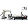 Double Screw Hot Cutting Pvc Pelletizing Machine , Plastic Pelletizing Equipment