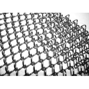 China Flexible Decorative Wire Mesh , Stable Stainless Steel Chain Mesh Curtain supplier
