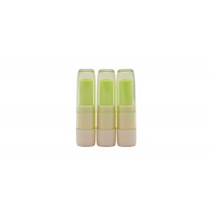 4ml Capacity ABS Green ECO Tube Lip Balm Packaging For Beauty Package