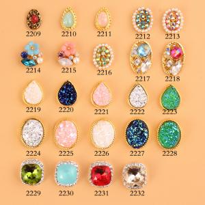 Hot NEW Wholesale Alloy Jewelry 3D Nail Art Jewelry Nail rhinestones Sticker Supplier Number ML2209-2232