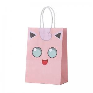 Jigglypuff Squirtle Monsters Theme Kraft Paper Gift Bag for Children's Birthday Party