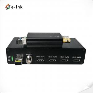 China 1Ch 3G-SDI Fiber Extender with 4Ch HDMI Output Simplex LC Interface supplier