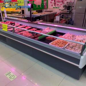 China Cold Storage Meat Display Freezer 160L No Door Butcher Shop 0 - 5 ℃ Cooler supplier