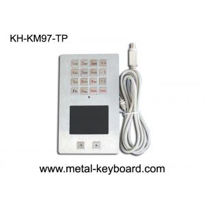 China Vandal proof Metal Industrial Digital Keyboard with Waterproof Touchpad supplier