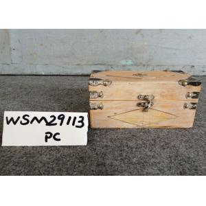 19x10x9.5 Non Woven Lining Wooden Storage Trunks