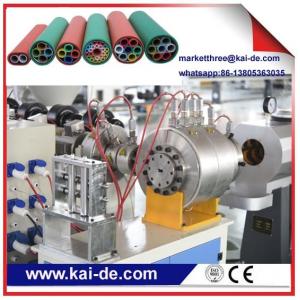 China PE microduct  extrusion line 5/3.5mm, 10/8mm,12/10mm   Air blowing Telecommunication Cable Installation supplier