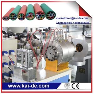 China PE silicone microduct making machine 5/3.5mm, 10/8mm,12/10mm Air blowing Telecommunication Cable Installation supplier