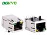 China 10/100 BASE Single Port RJ45 Magnetics Connector Ethernet Modular Jack Customized KRJ-256SHGYENL wholesale
