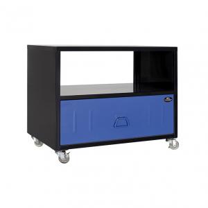 China Office Furniture Metal Rolling Storage Cabinet With Rubber Wheels Drawer supplier