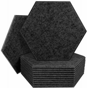 China Sound Proofing 9mm Felt Hexagon Acoustic Panels Wall Decorative Pet supplier