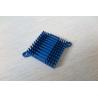 Blue Air Cooling Aluminum Heat Sink Extrusion Casting And Forging Heat Sink