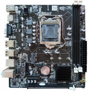 China Placa base ETEK que ofrece SDRAM DDR3 de doble canal 1066/1333 de hasta 8 GB, incluye ranuras PCIe, almacenamiento M.2 y múltiples puertos SATA+USB supplier