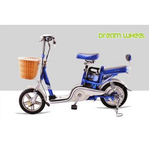 25 mph City Lightweight Electric Bike Pedal Assist Dual Seat 38Kgs Drum Brake with  lithium battery