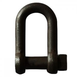 Galvanized CE Forged Pin Bow D Square Head Screw Pin Trawling Shackles
