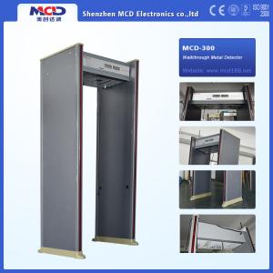 China 0 - 99 sensitivity waterproof shakeproof fireproof walkthrough metal detector MCD - 300 metal detector supplier