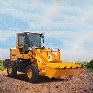 Yellow Compact Wheel Loader Machine 42Kw 3200Kg For Highway / Railway