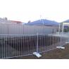 China 42 Microns Non Permanent Pool Fence , Zinc Coated Temporary Pool Barrier wholesale