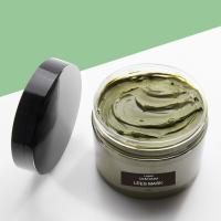 China Cleansing Anti Acne Facial Clay Mask Face Mung Bean Purifying Green Mask on sale