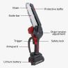 China Portable 21v Cordless Electric Chain Saw 6"/8" Inch Mini Lithium Battery Rechargeable Chainsaw wholesale