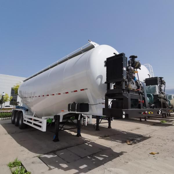 Bulk Cement Hauling Made Easy With Wabco Relay Valve High Capacity Powder Tank Trailer