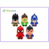 Hero Series Cartoon Usb Flash Memory , Usb 2.0 Memory Stick Pvc Or Soft Plastic