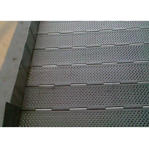 Heavy Product Plate Chain Mesh Belt Working Smoothly Pressure Resistance