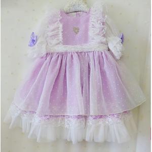 China Purple Color Princess Dress Boutique 100% Cotton Casual supplier