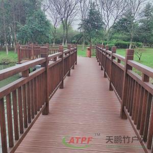 100mm Bamboo Decking Boards Light Charcoal Mildewproof