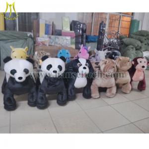 Hansel 2016 high quality Guangzhou Wholesale Electric Car Rides Kiddie Rides Stuffed Electric Scooter Motorized animals
