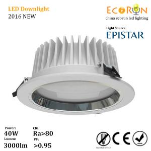 China hotel lighting warm white 220v cri80 smd led downlight recessed ceiling with 100deg supplier