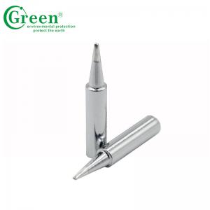 China Silver Flat Soldering Stations Tips , T18 - D16 Soldering Iron Pointed Tip supplier