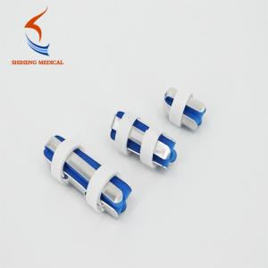 S M L size aluminium alloy white and blue finger splint with foam for sale