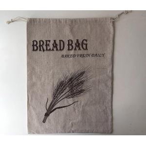 RoHS TUV Custom Printed Cotton Drawstring Bags Linen Drawstring bag For Food Packaging