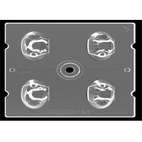 China Asymmetrical LED Street Light Lens Total Internal Reflection Module Lens on sale