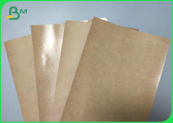 Waterproof Greaseproof EU Approved Poly Coated Brown Craft Paper For Packing