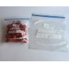 Double zip seal packaging bag, Double sealed food storage custom printed plastic