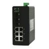 6 Port Managed Industrial Ethernet Switch with 3 1000Base-X SFP ports and 6 10/100Base-T(X) ports